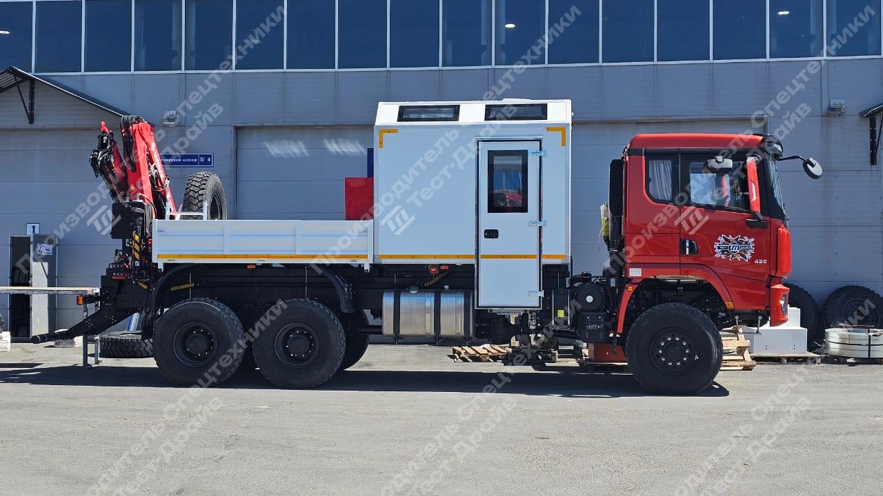 ПАРМ Shacman X3000 6x6 с КМУ SUNHUNK K168-4 Фото №3