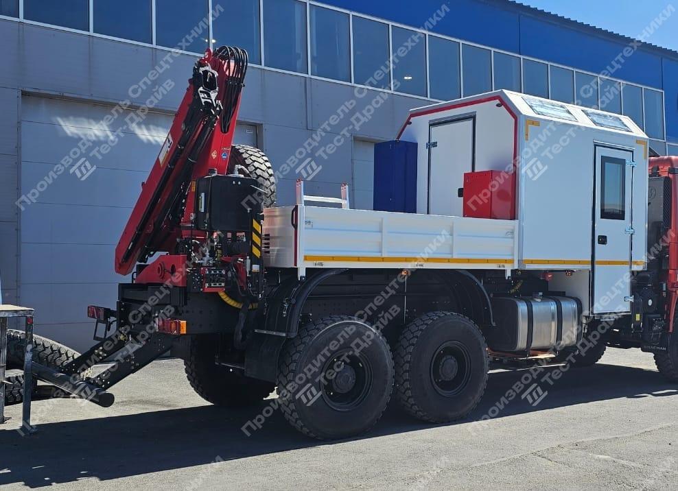 ПАРМ Shacman X3000 6x6 с КМУ SUNHUNK K168-4 Фото №4
