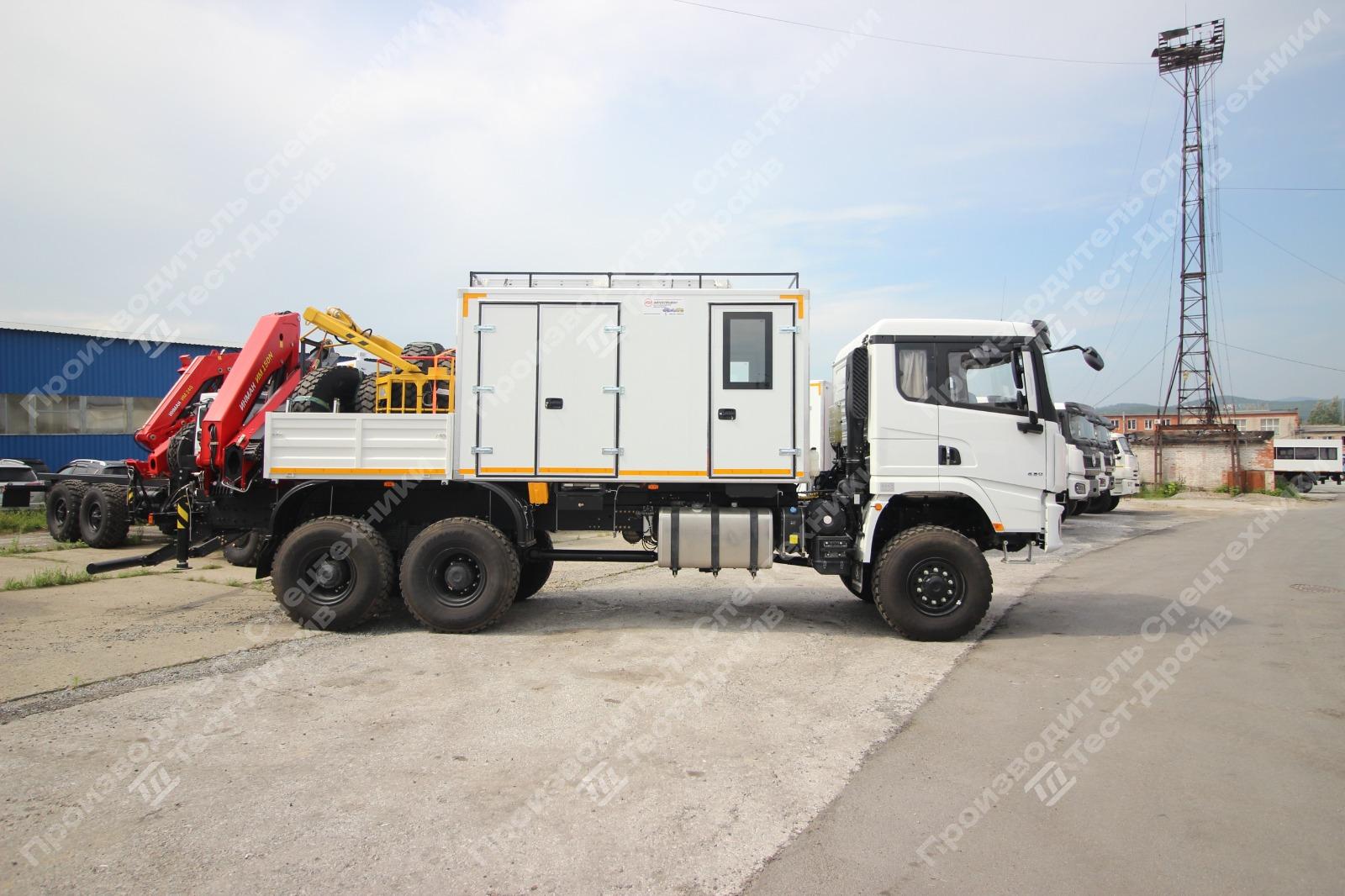 ПАРМ Shacman X3000 6x6 с КМУ Инман ИМ 150N Фото №3