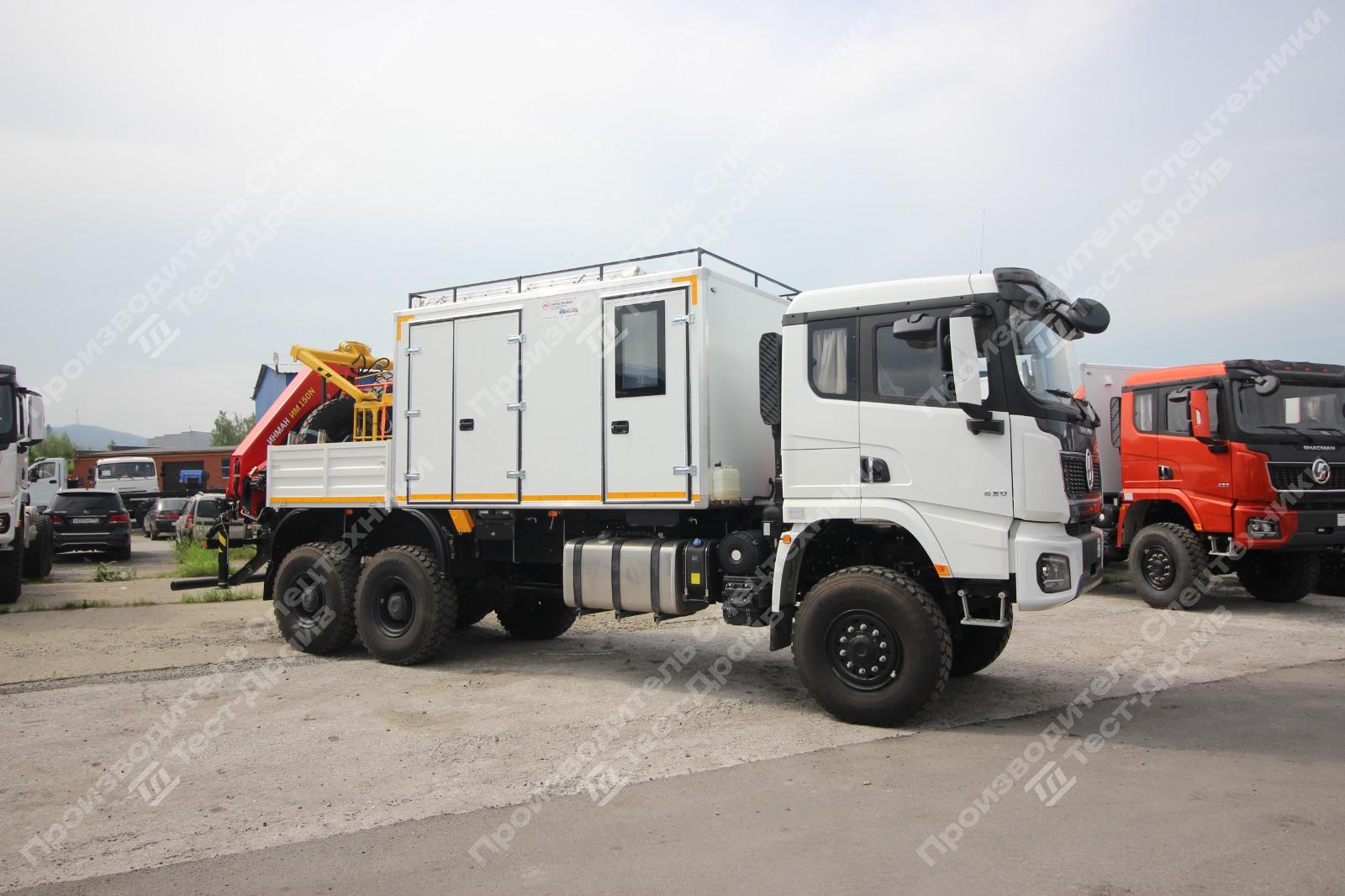 ПАРМ Shacman X3000 6x6 с КМУ Инман ИМ 150N Фото №4