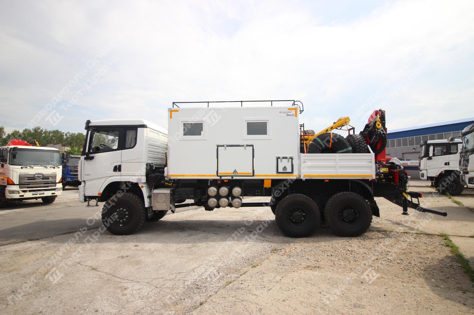 ПАРМ Shacman X3000 6x6 с КМУ Инман ИМ 150N Фото №6