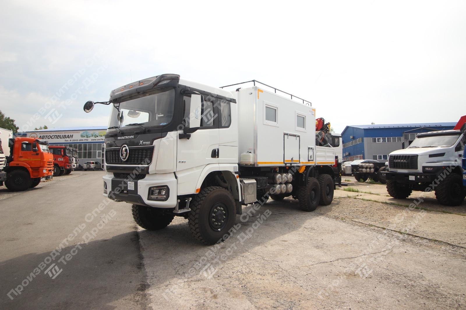 ПАРМ Shacman X3000 6x6 с КМУ Инман ИМ 150N Фото №1