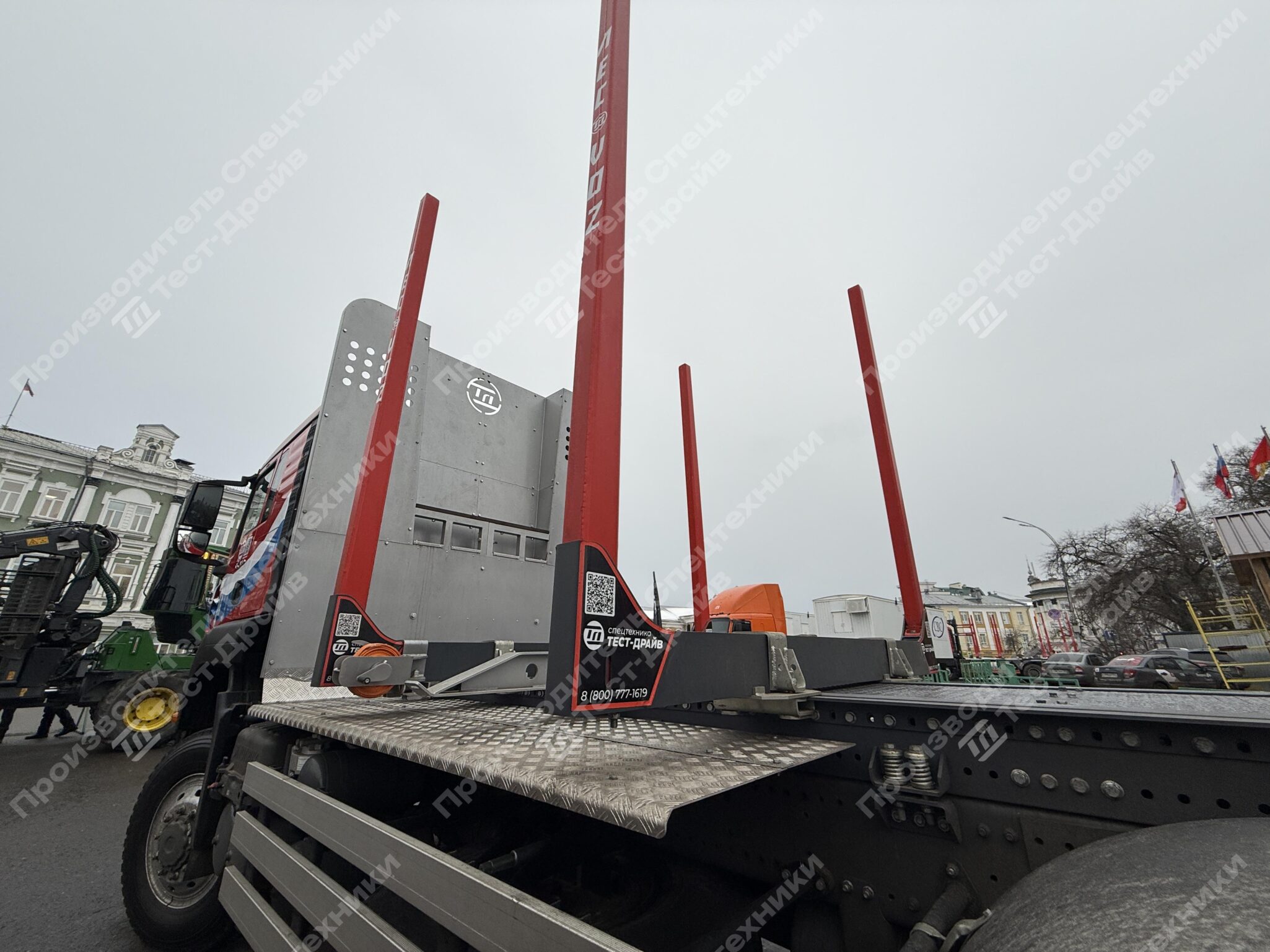 Сортиментовоз HOWO 6x6 с КМУ Icarbazzoli IB 120 L98 Фото №8