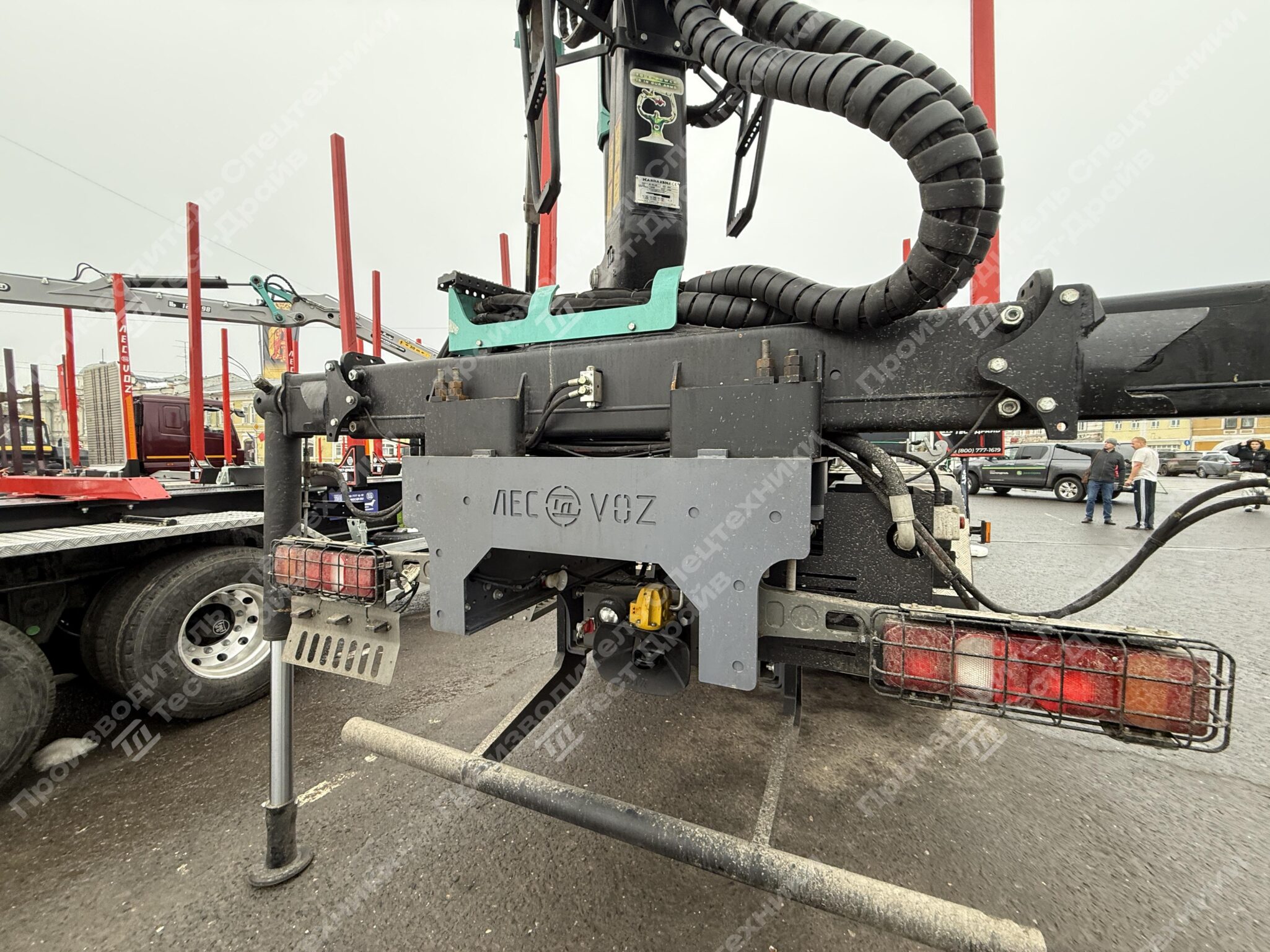 Сортиментовоз HOWO 6x6 с КМУ Icarbazzoli IB 120 L98 Фото №14