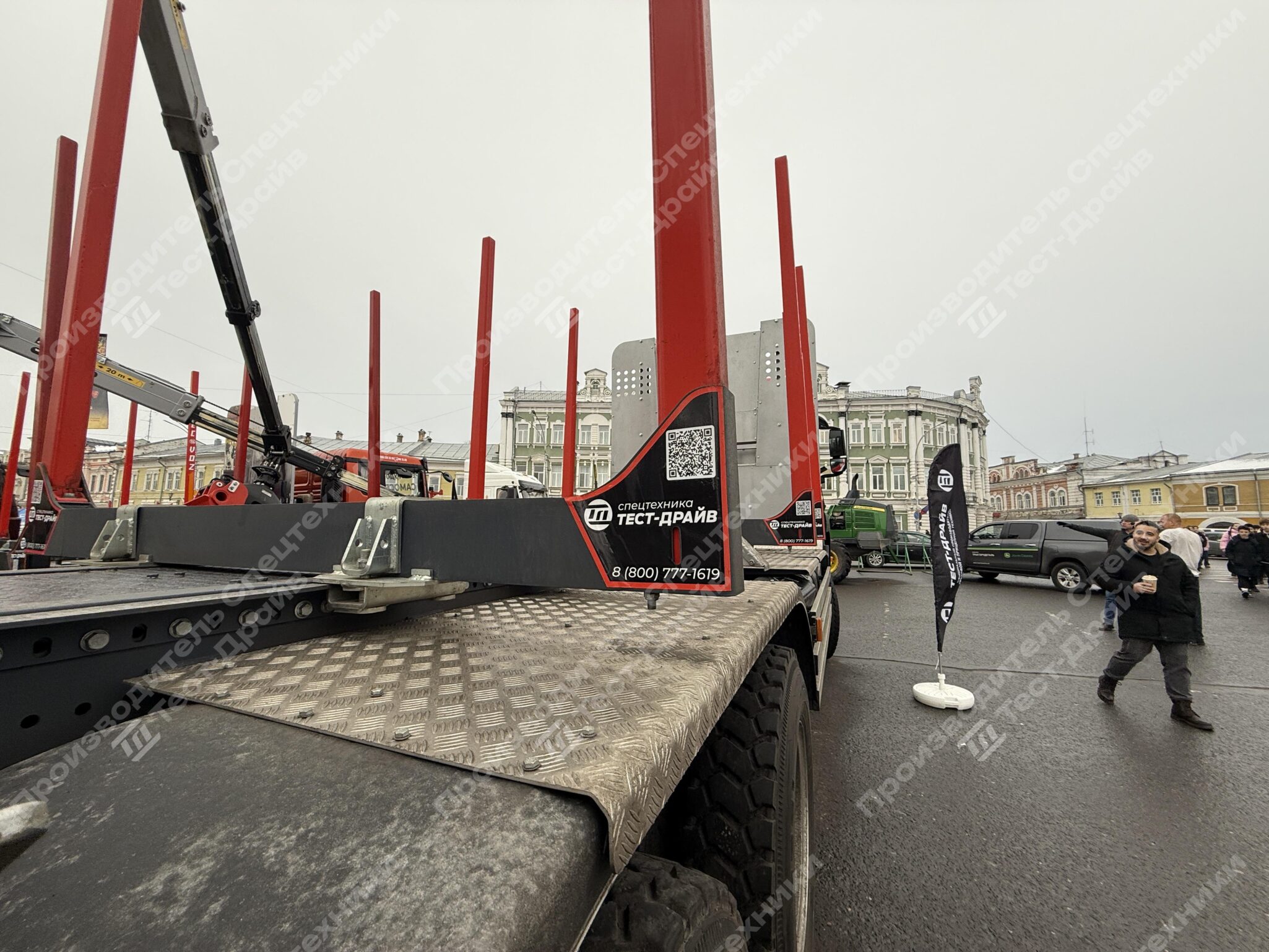 Сортиментовоз HOWO 6x6 с КМУ Icarbazzoli IB 120 L98 Фото №7