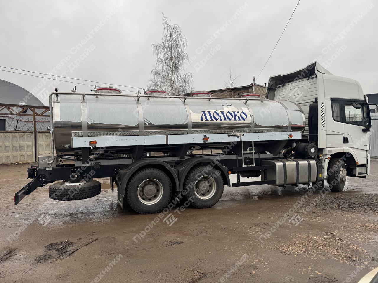 Молоковоз Shacman X3000 6x4 с цистерной 14 000 (л) Фото №4