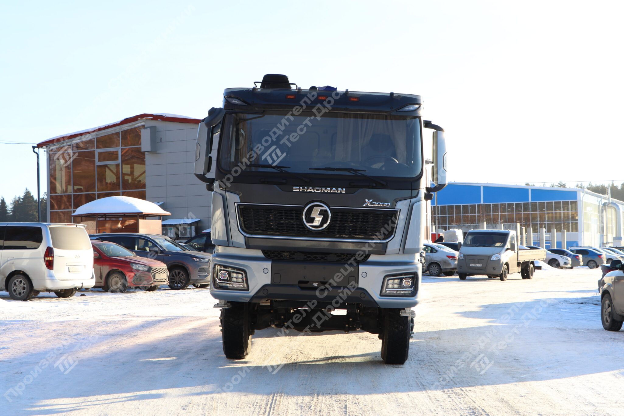 Бортовой Shacman X3000 6x6 с КМУ DongYang SS2725 Фото №2