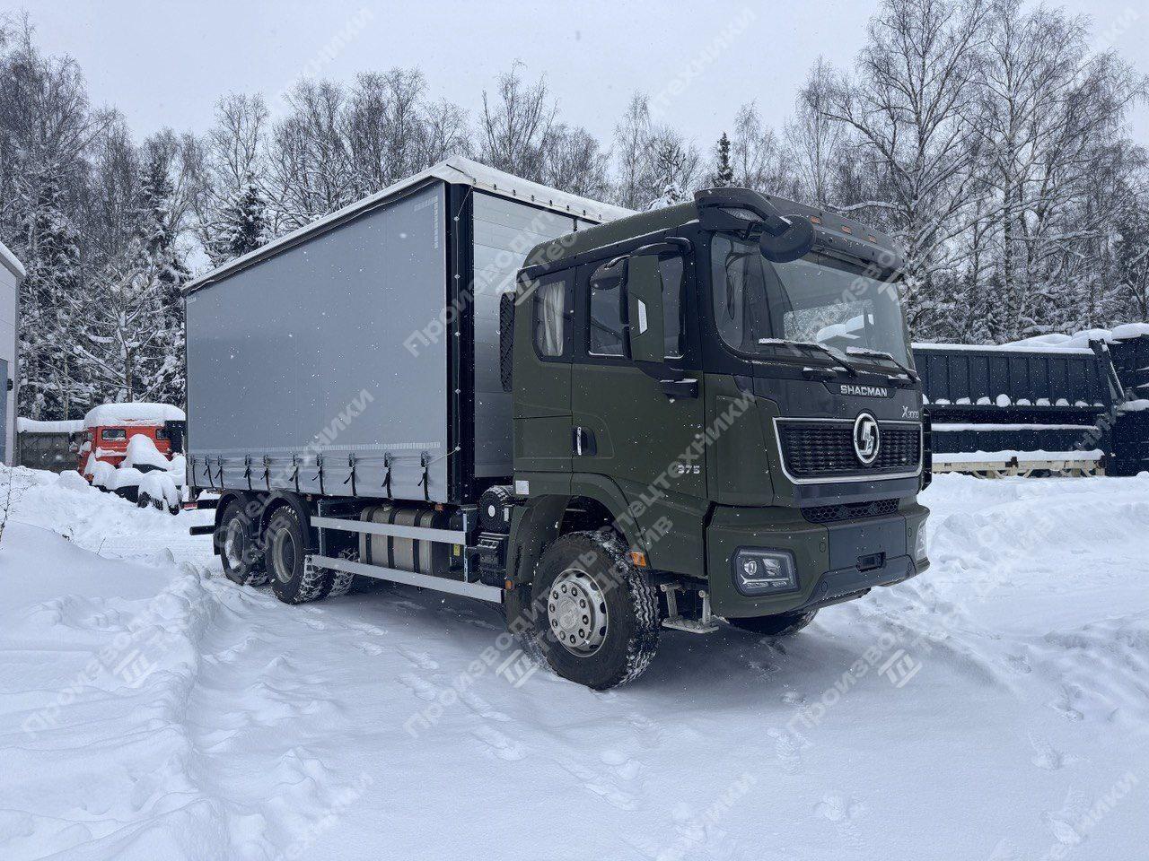 Шторно-бортовой Shacman X3000 6x4 Фото №3
