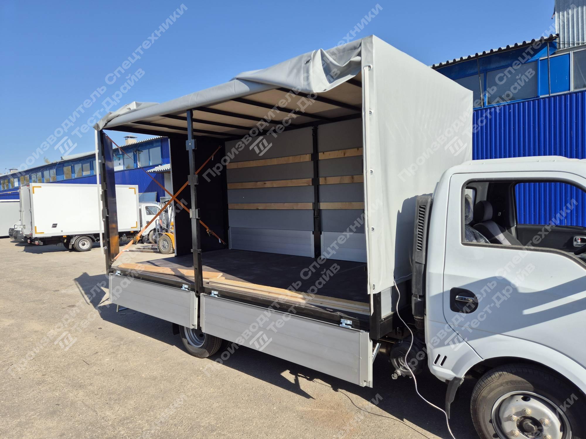 Шторно-бортовой Dongfeng 4x2 Фото №7