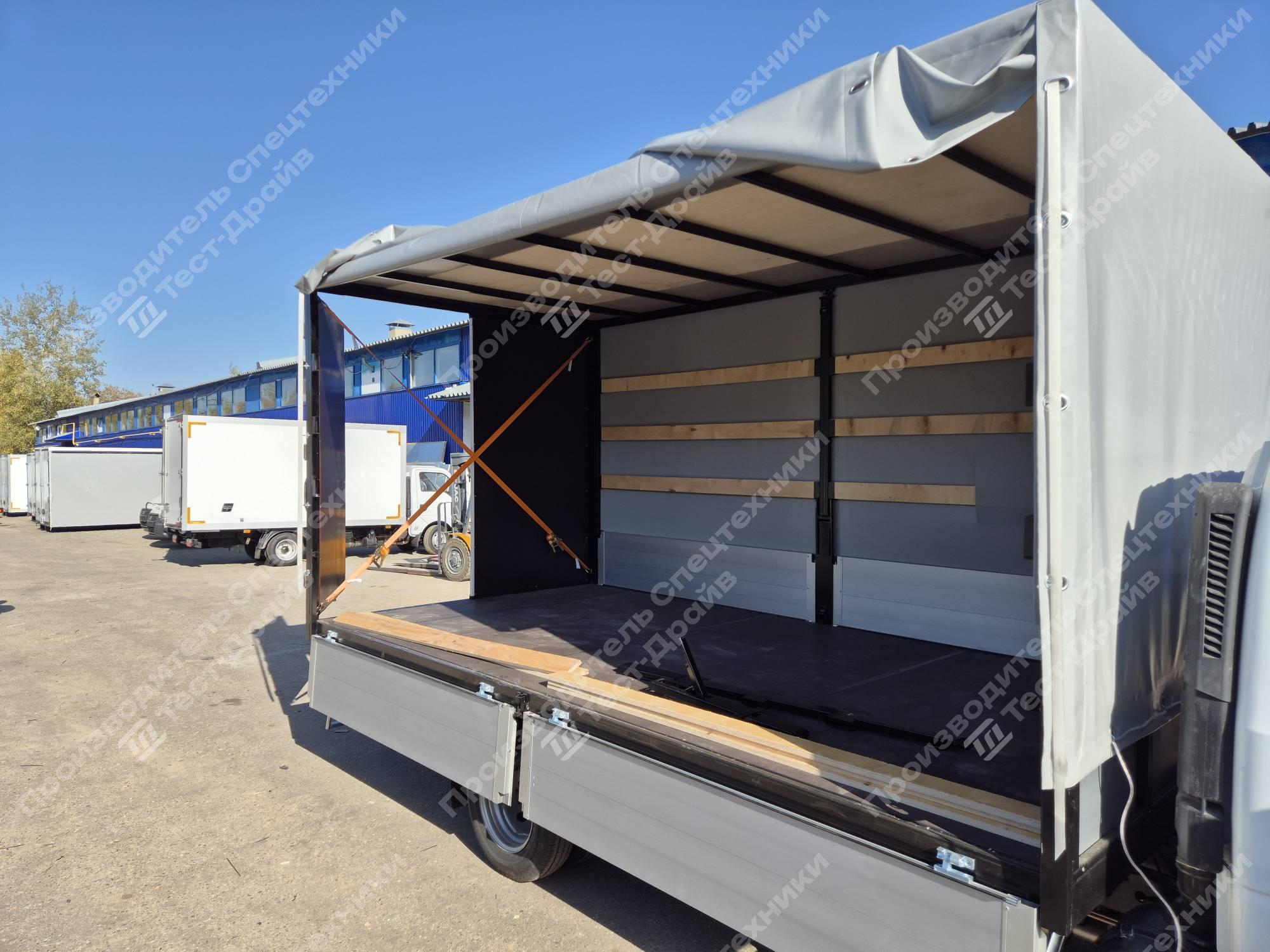 Шторно-бортовой Dongfeng 4x2 Фото №6