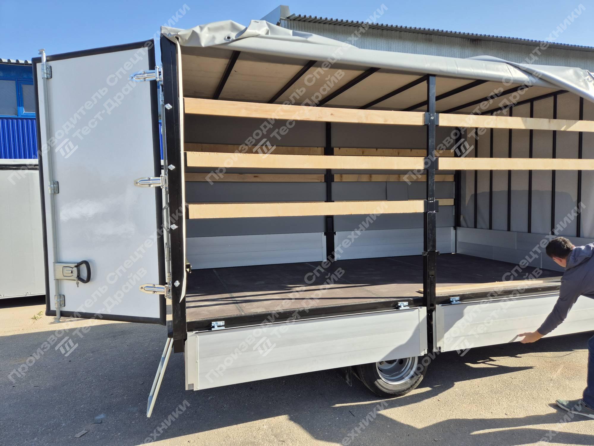 Шторно-бортовой Dongfeng 4x2 Фото №24