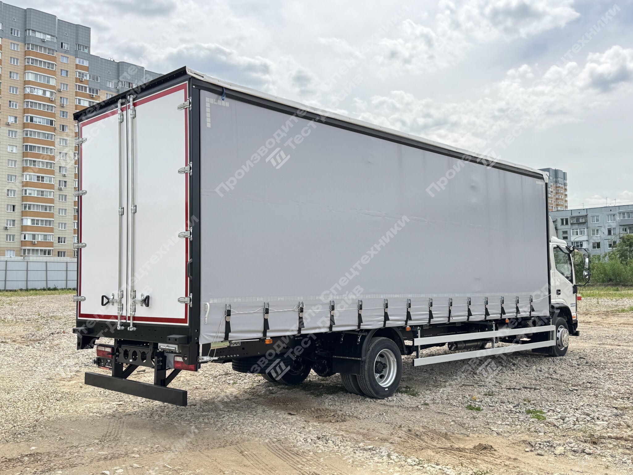 Шторно-бортовой JAC N120 4x2 Фото №10