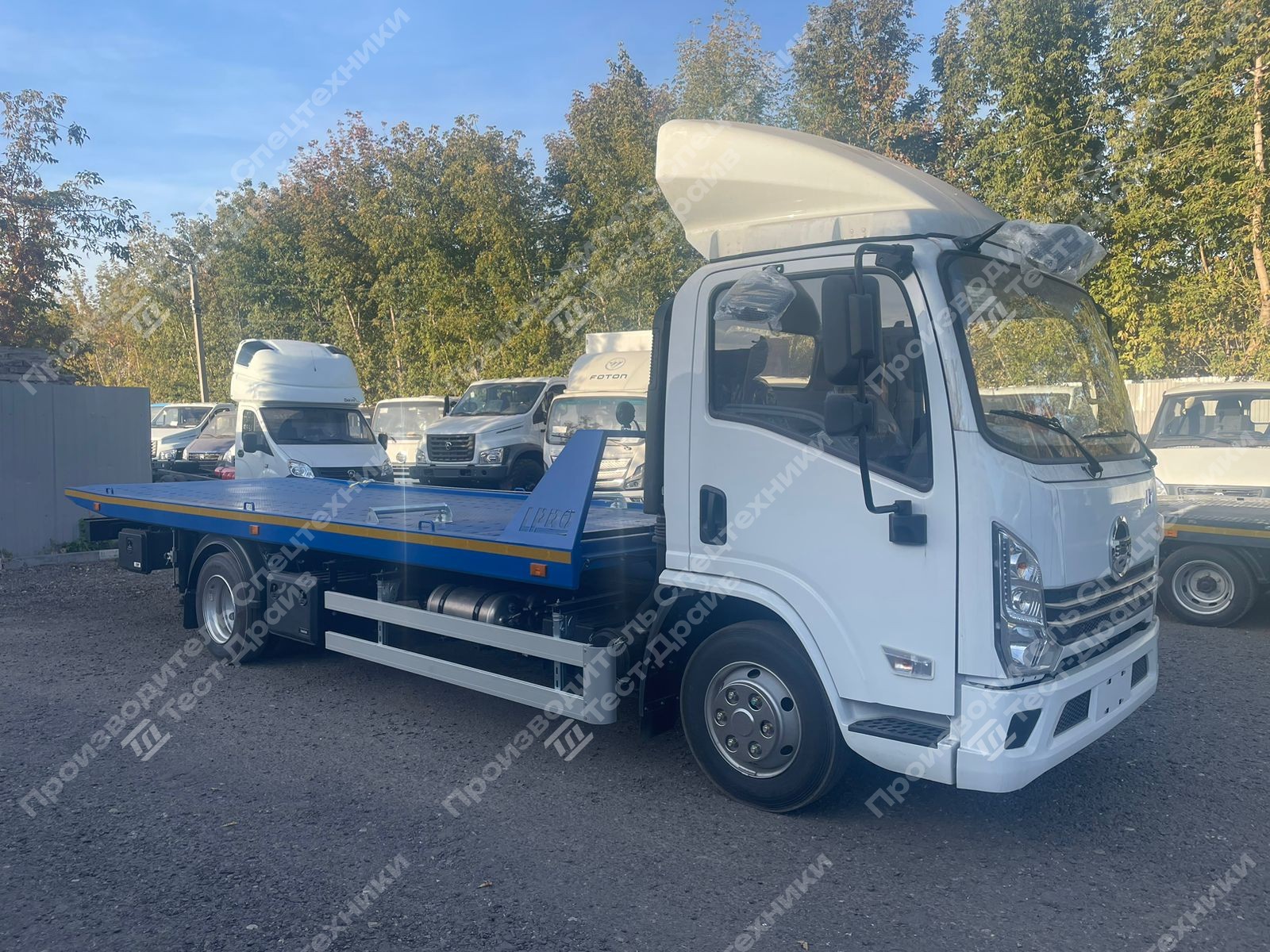 Эвакуатор SDAC YTQ1080KJ331 4x2 со сдвижной платформой Фото №3