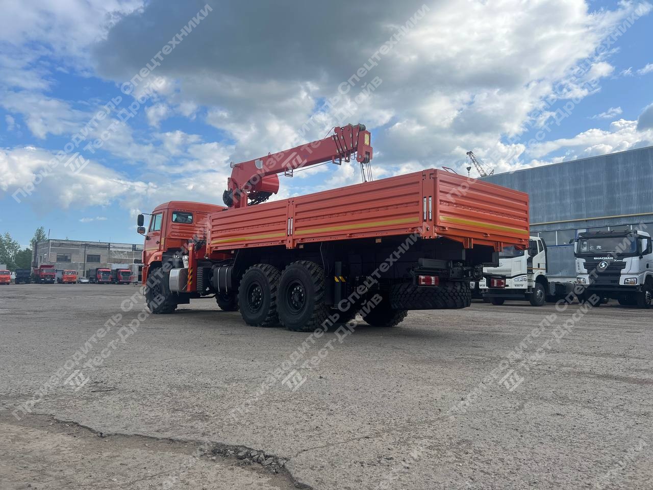 Бортовой КамАЗ-43118 6x6 с КМУ Prosper PR706 Фото №10