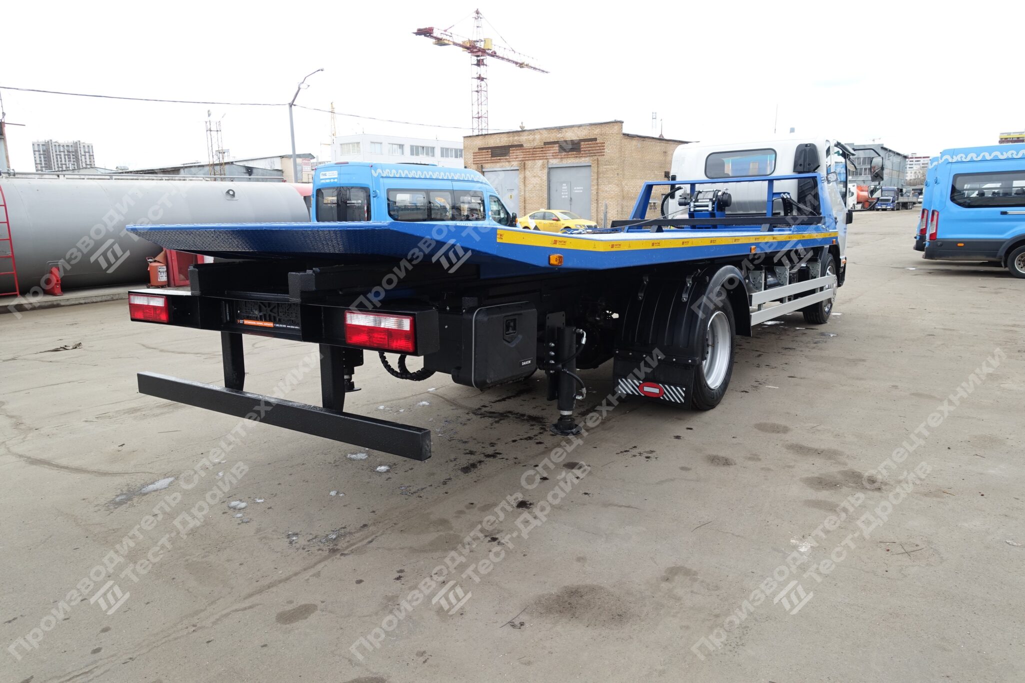 Автоэвакуатор со сдвижной платформой JAC N120 4x2 Фото №12