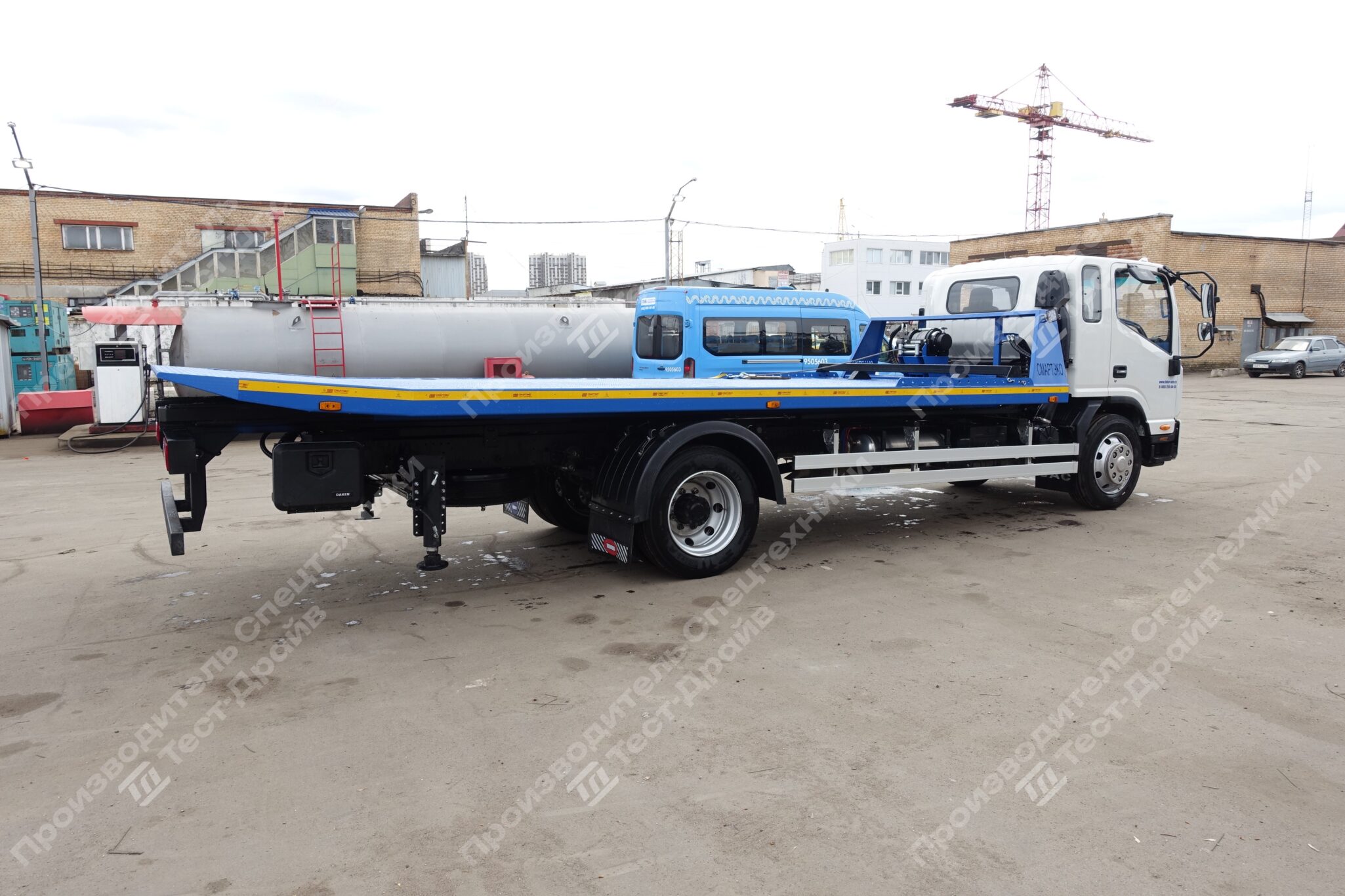 Автоэвакуатор со сдвижной платформой JAC N120 4x2 Фото №14