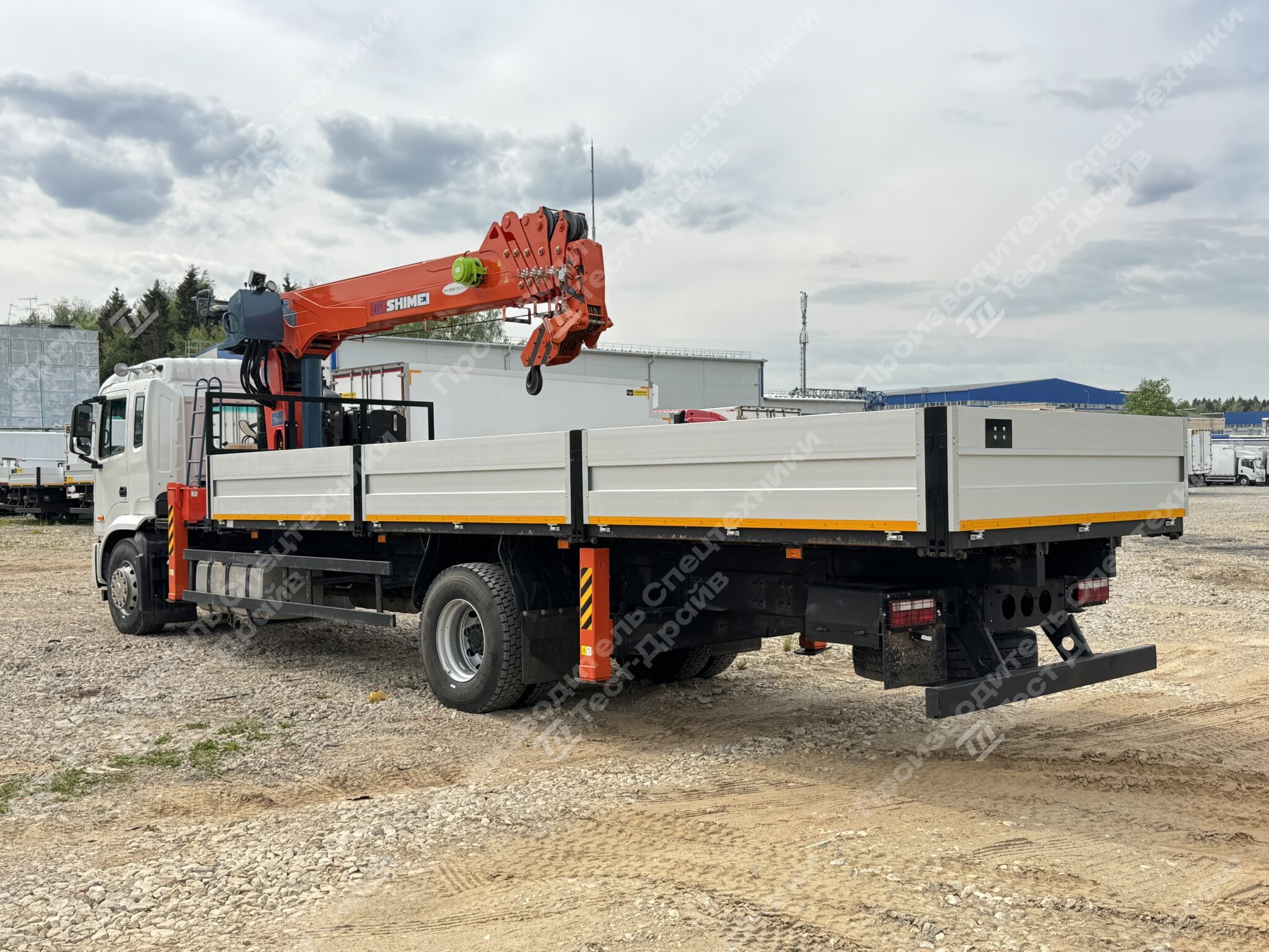 Бортовой JAC N180 6x4 с КМУ SHIMEI KTS-SK8E5 Фото №5