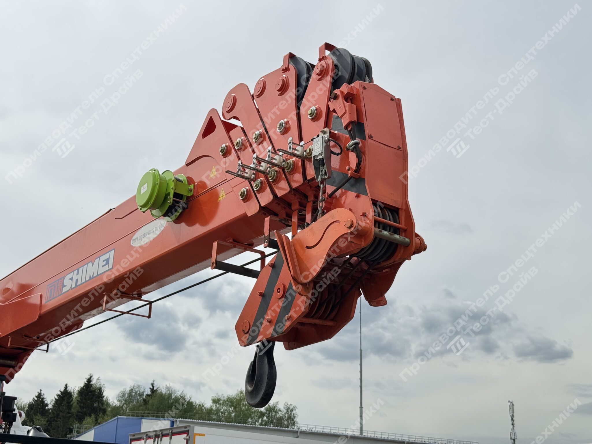 Бортовой JAC N180 6x4 с КМУ SHIMEI KTS-SK8E5 Фото №13