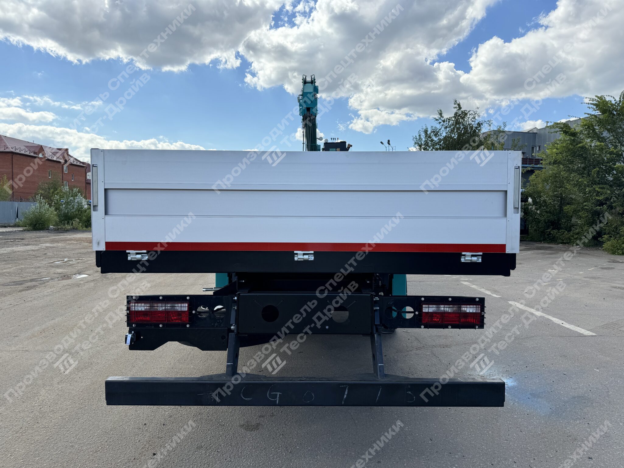 Бортовой с КМУ HKTC HLC 8016 JAC N180S 6x4 Фото №23