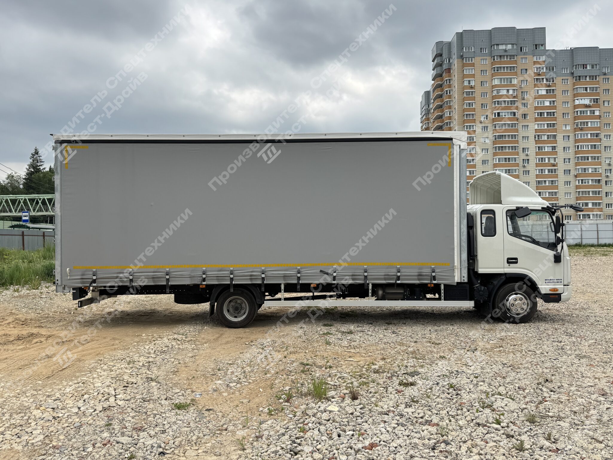Шторно-бортовой JAC N90L 4x2 Фото №6