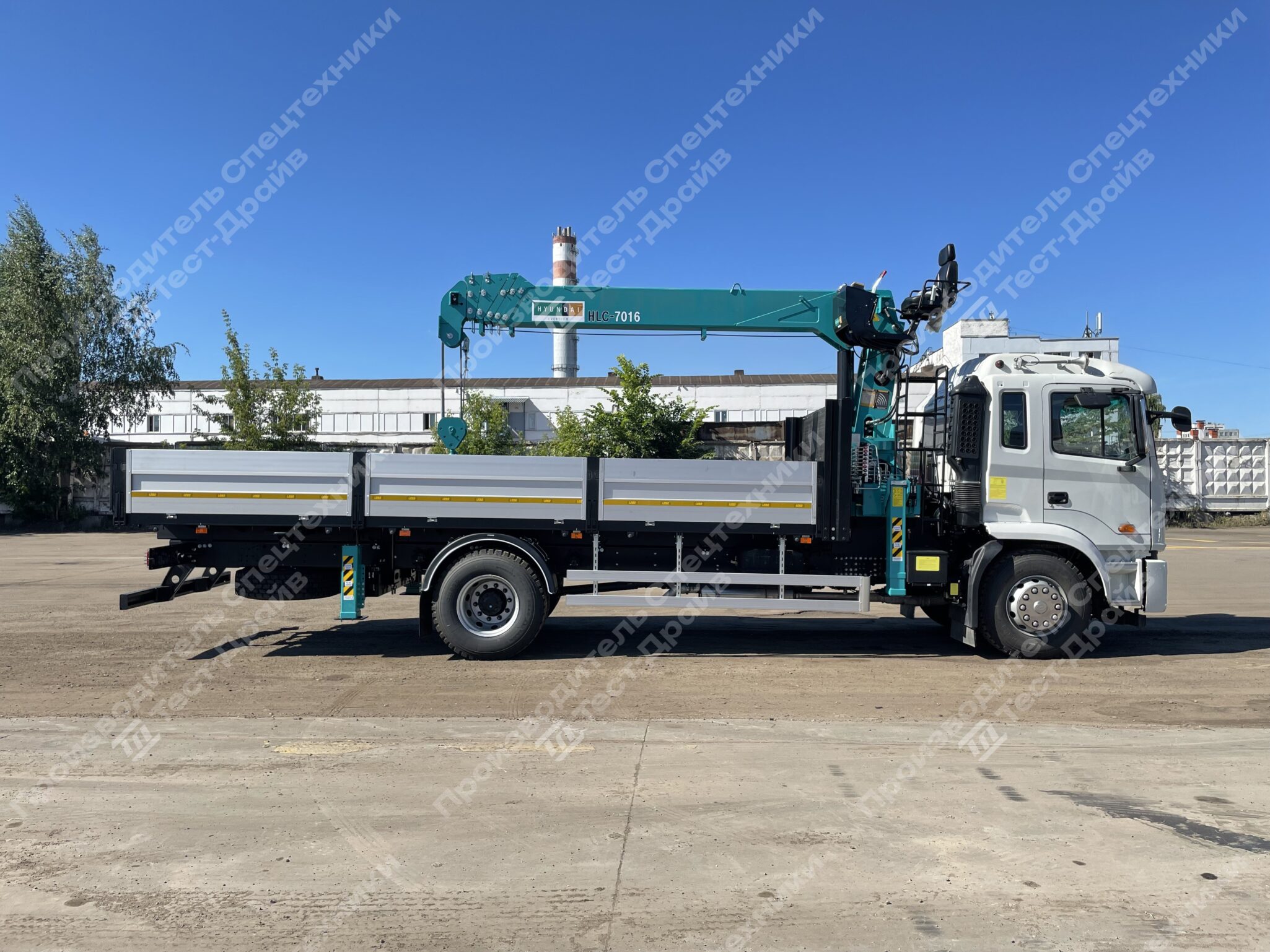 Бортовой JAC N180 6x4 с КМУ HKTC HLC 7016 Фото №5