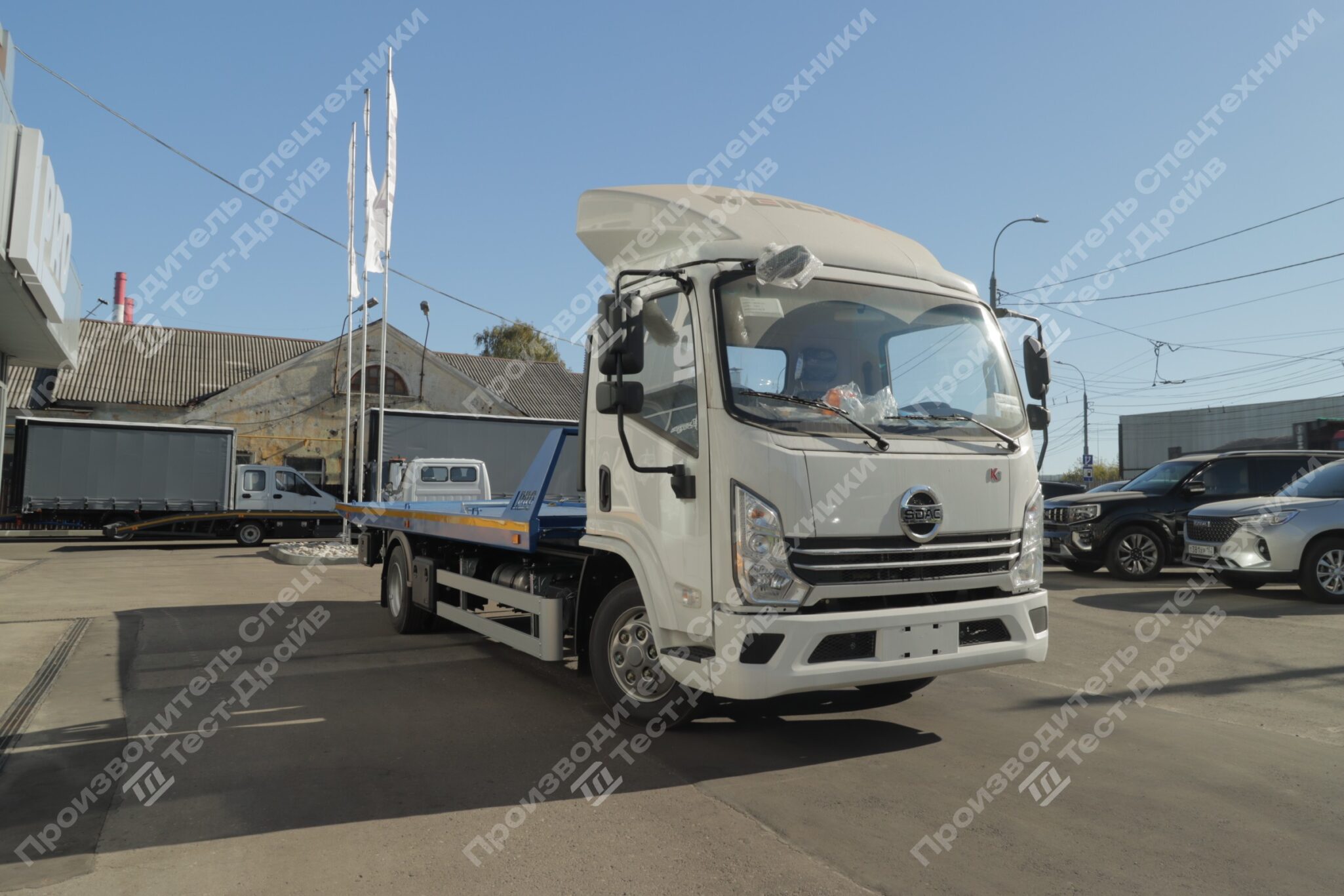Эвакуатор SDAC YTQ1080KJ331 4x2 со сдвижной платформой Фото №13