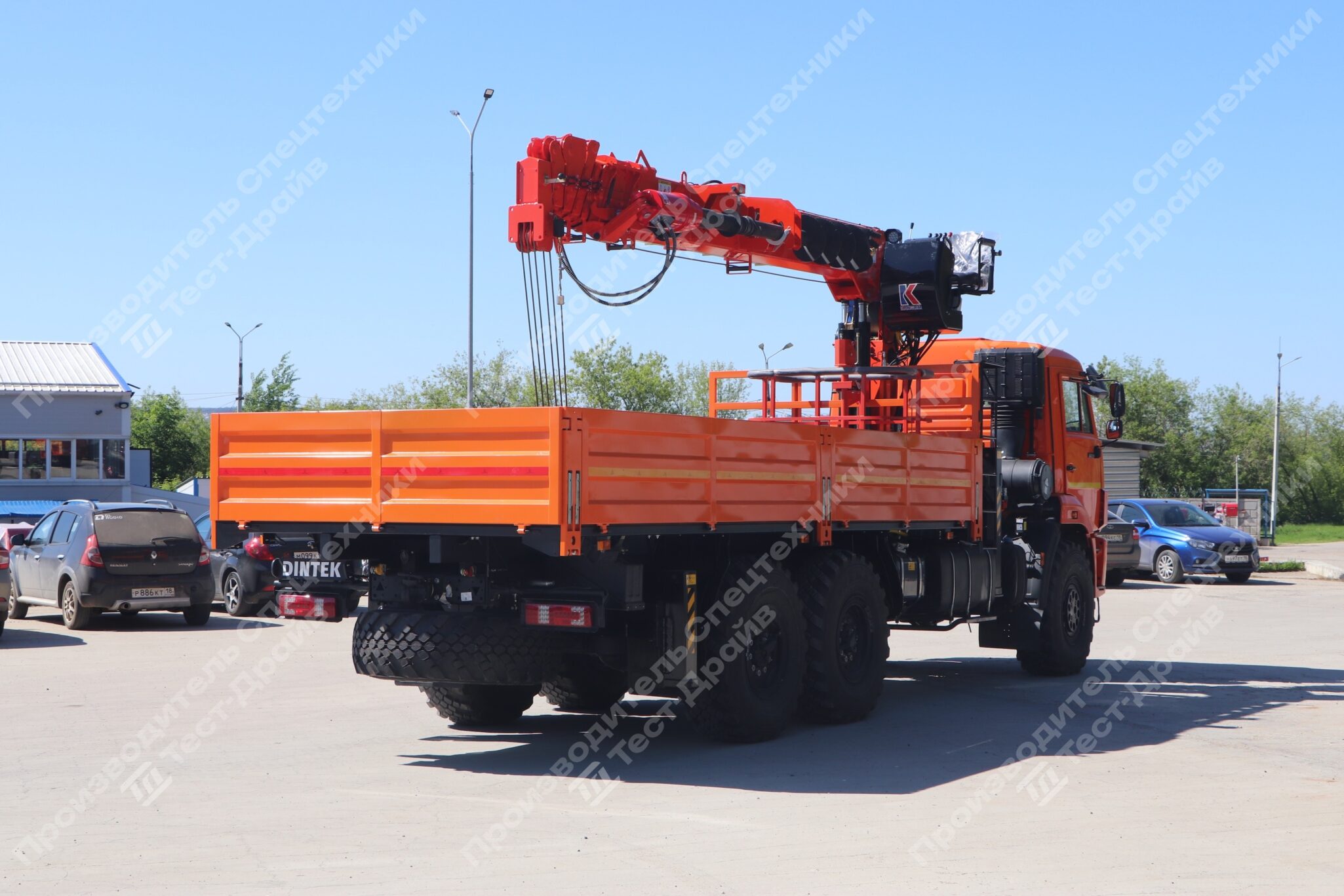 Бортовой КамАЗ-43118 6x6 с КМУ Kanglim KS2056 Фото №22