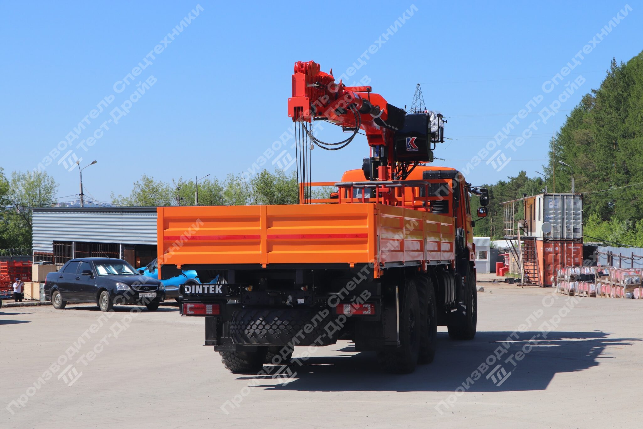 Бортовой КамАЗ-43118 6x6 с КМУ Kanglim KS2056 Фото №23