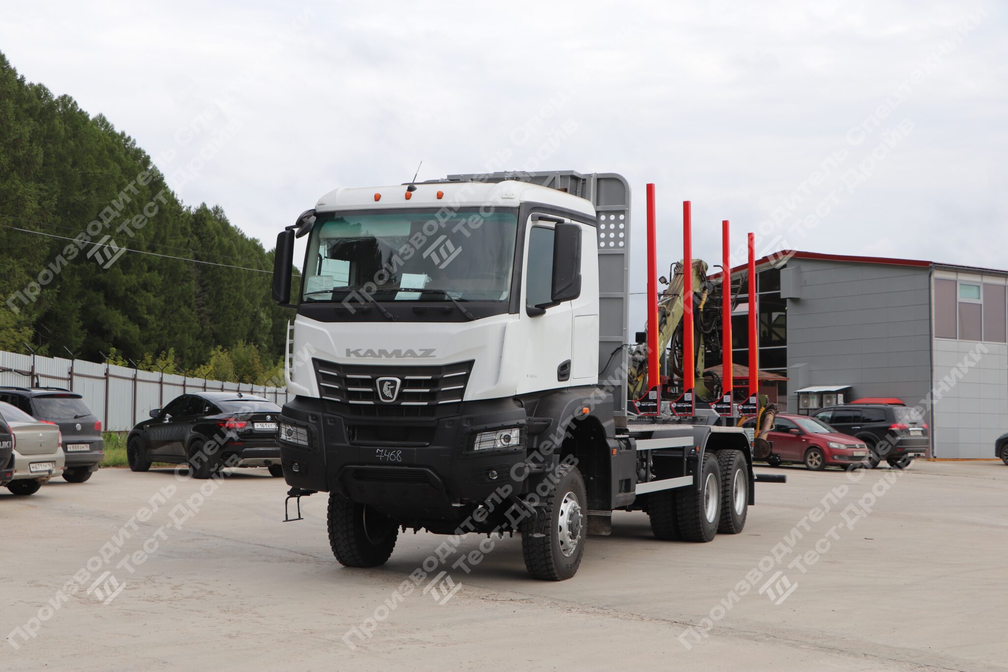 Сортиментовоз КамАЗ 6х6 с ГМУ LOGLIFT 96S Фото №4