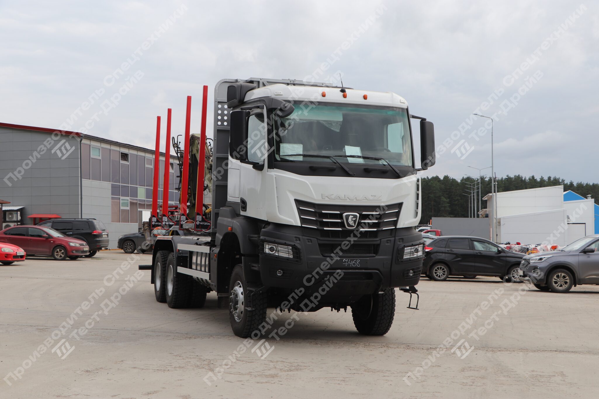 Сортиментовоз КамАЗ 6х6 с ГМУ LOGLIFT 96S Фото №6