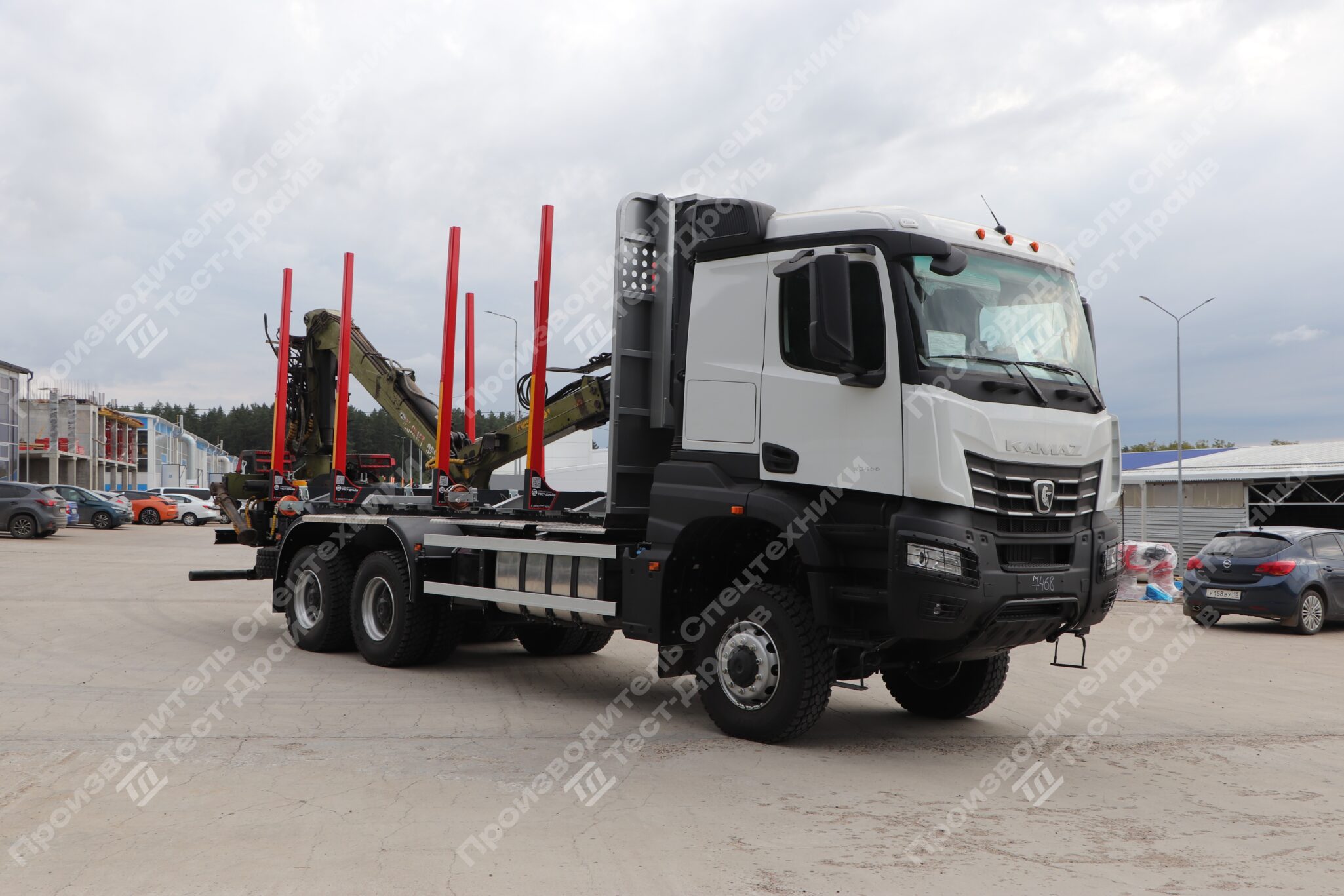 Сортиментовоз КамАЗ 6х6 с ГМУ LOGLIFT 96S Фото №7