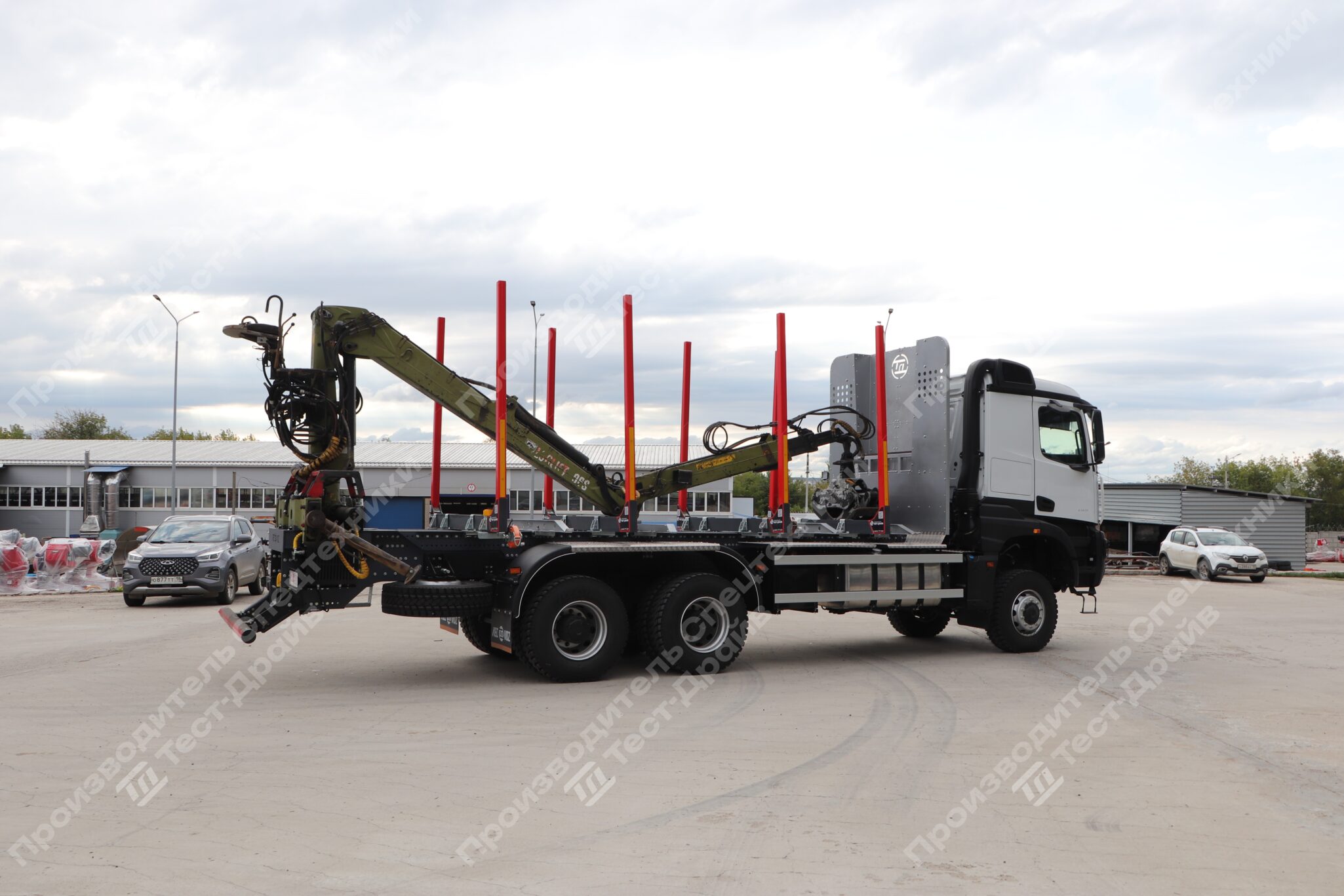 Сортиментовоз КамАЗ 6х6 с ГМУ LOGLIFT 96S Фото №8