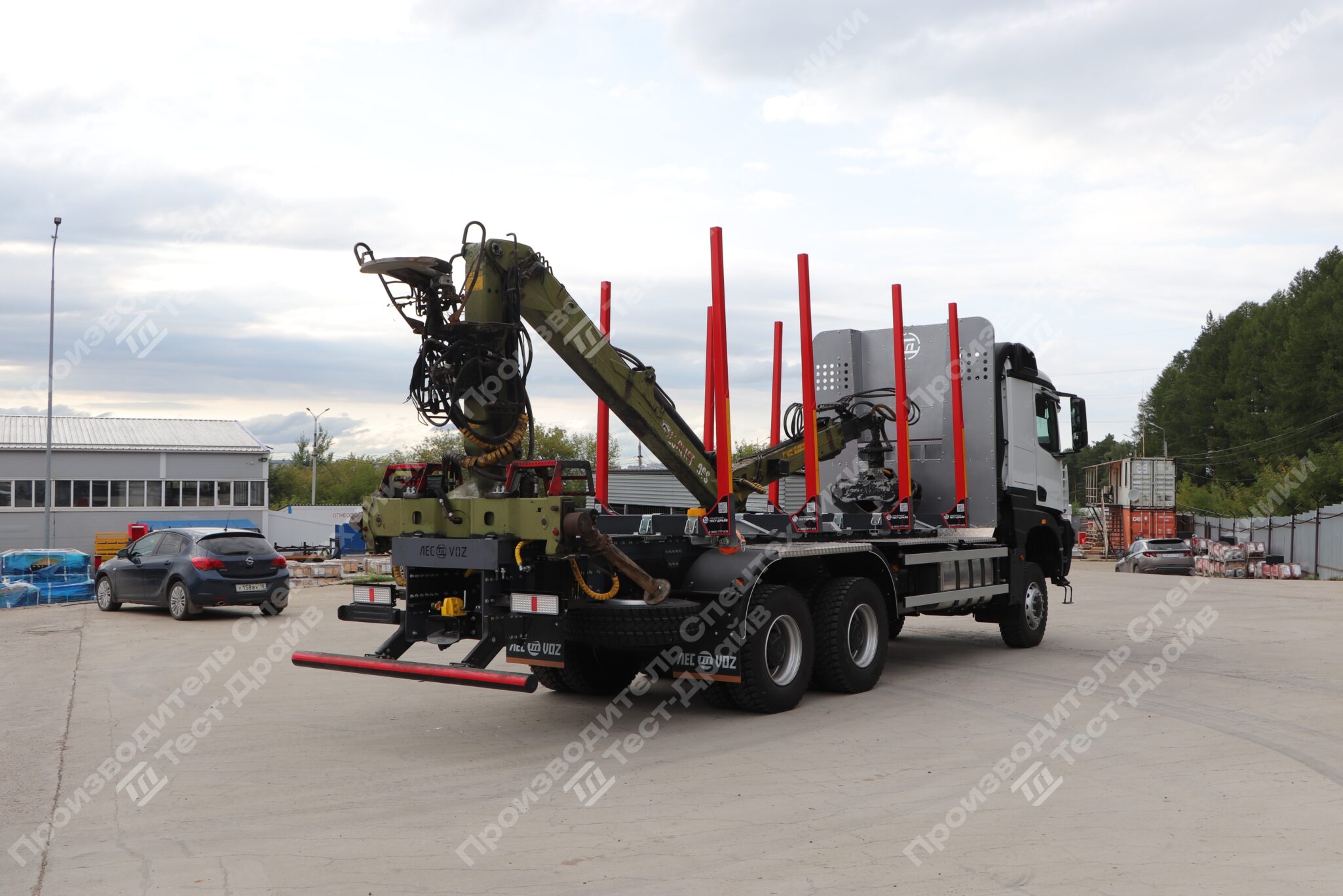 Сортиментовоз КамАЗ 6х6 с ГМУ LOGLIFT 96S Фото №9