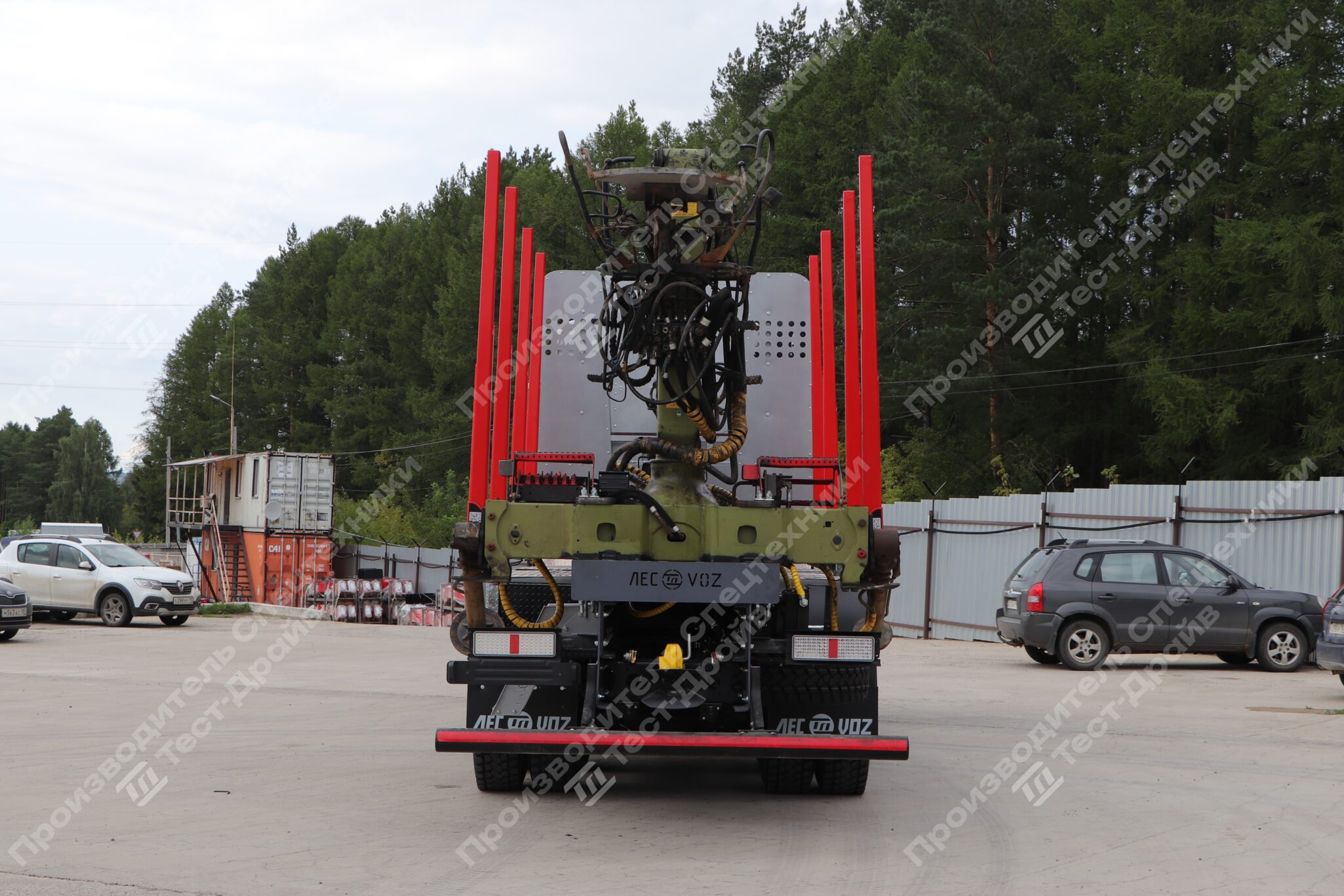 Сортиментовоз КамАЗ 6х6 с ГМУ LOGLIFT 96S Фото №11