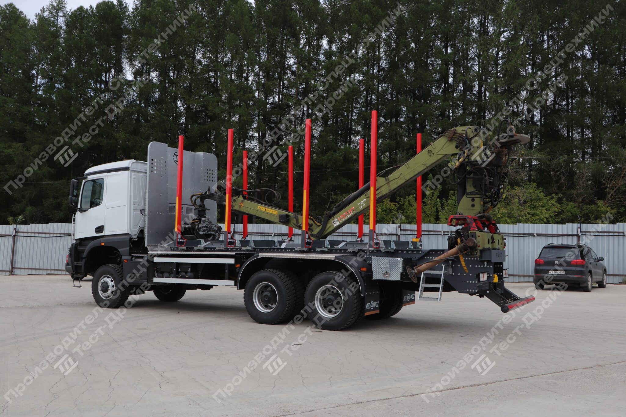 Сортиментовоз КамАЗ 6х6 с ГМУ LOGLIFT 96S Фото №14