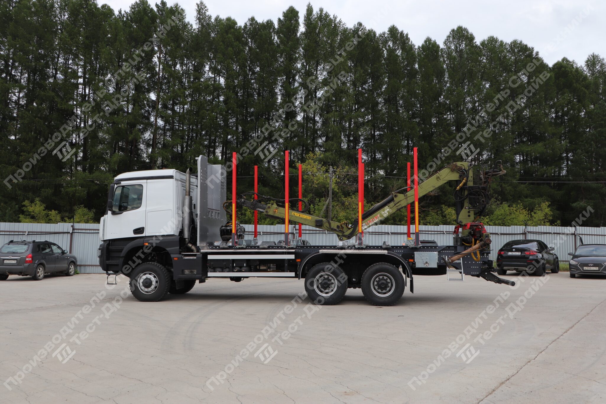 Сортиментовоз КамАЗ 6х6 с ГМУ LOGLIFT 96S Фото №15