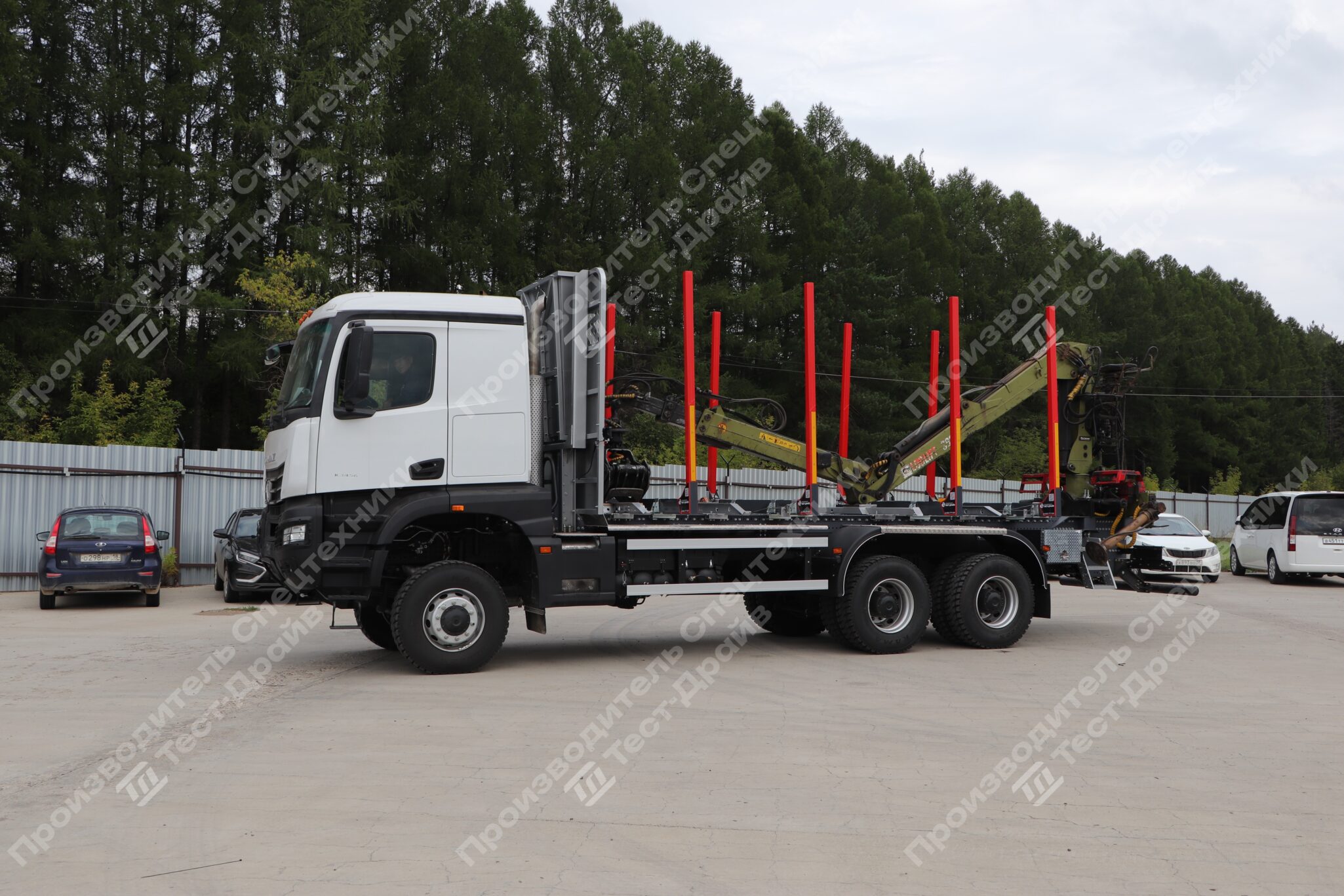 Сортиментовоз КамАЗ 6х6 с ГМУ LOGLIFT 96S Фото №16