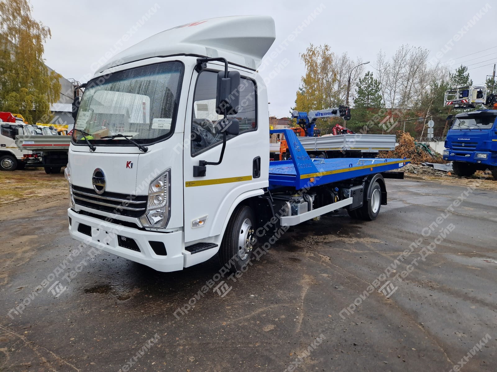 Эвакуатор SDAC YTQ1080KJ331 4x2 со сдвижной платформой Фото №1