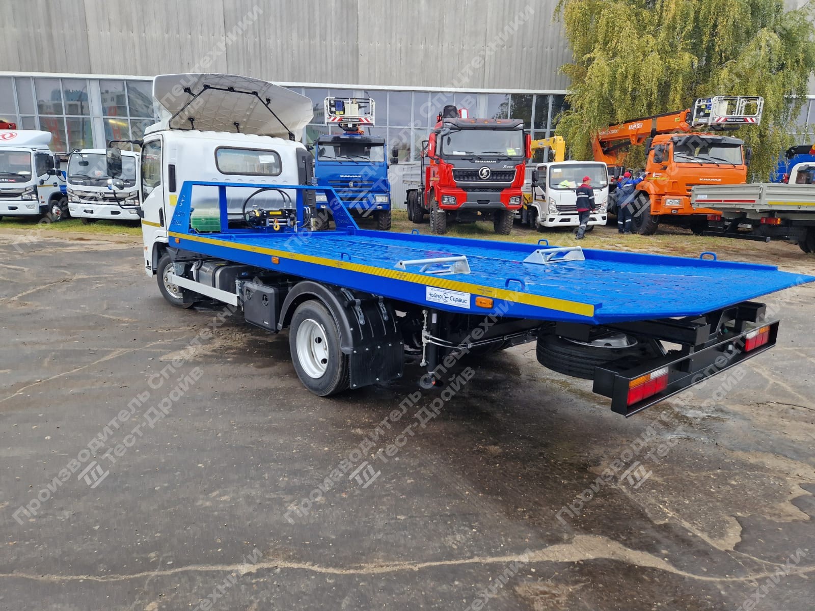 Эвакуатор SDAC YTQ1080KJ331 4x2 со сдвижной платформой Фото №6
