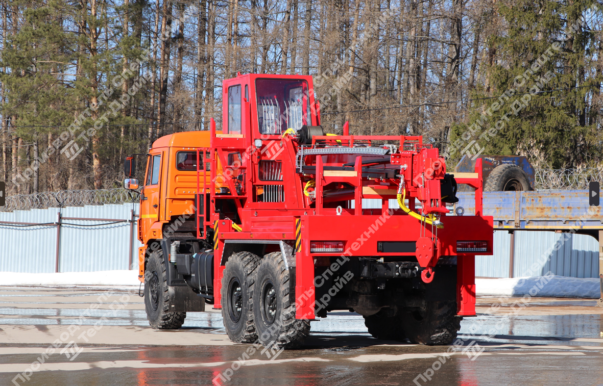 Бурильно-крановая машина КамАЗ-43118 6x6 с БКУ KANGLIM KDC 5600 Фото №4