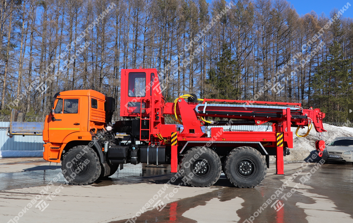 Бурильно-крановая машина КамАЗ-43118 6x6 с БКУ KANGLIM KDC 5600 Фото №5