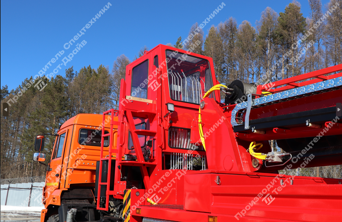 Бурильно-крановая машина КамАЗ-43118 6x6 с БКУ KANGLIM KDC 5600 Фото №7
