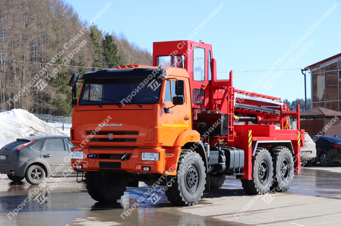 Бурильно-крановая машина КамАЗ-43118 6x6 с БКУ KANGLIM KDC 5600 Фото №1