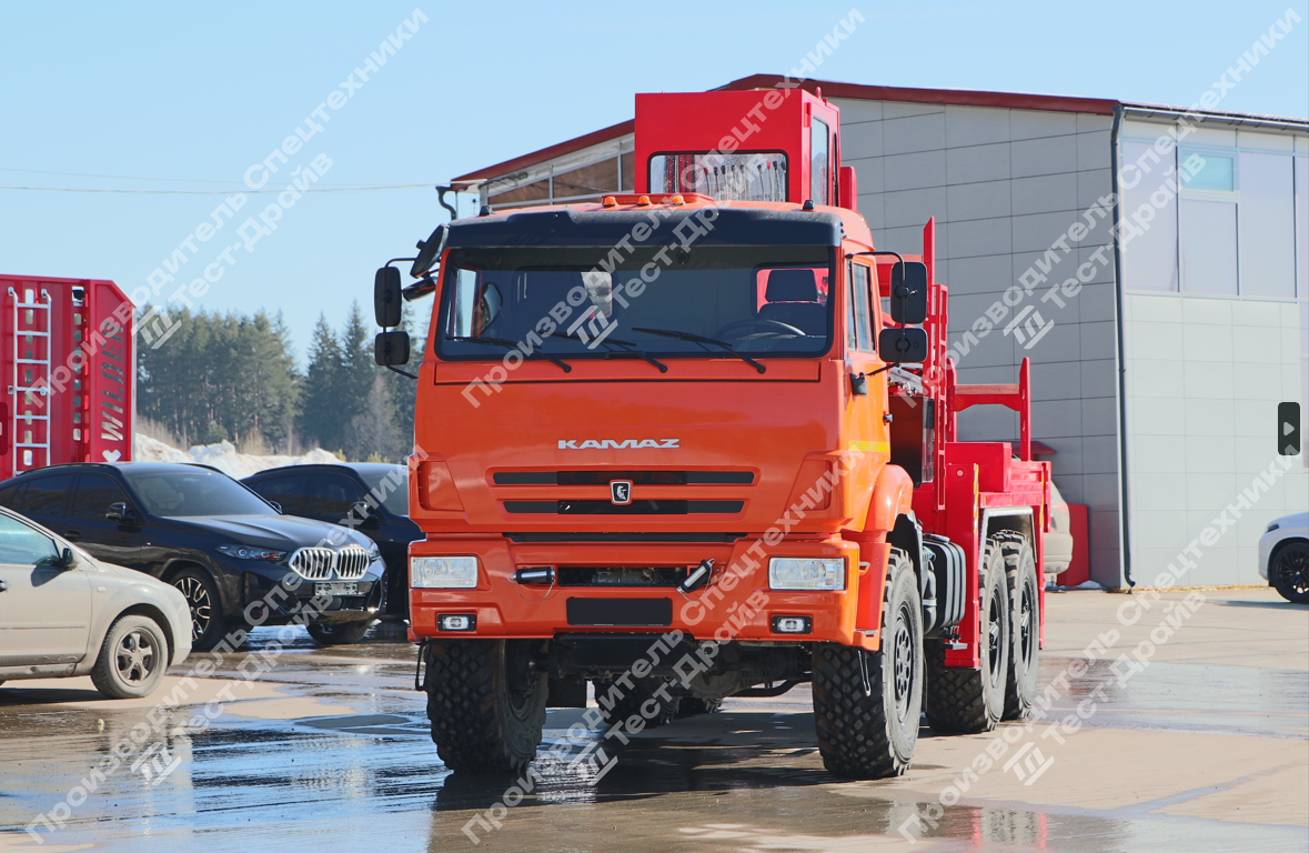 Бурильно-крановая машина КамАЗ-43118 6x6 с БКУ KANGLIM KDC 5600 Фото №10