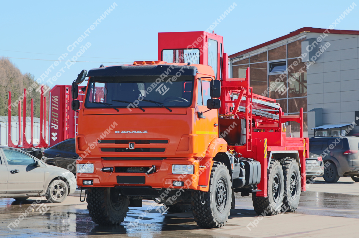 Бурильно-крановая машина КамАЗ-43118 6x6 с БКУ KANGLIM KDC 5600 Фото №11