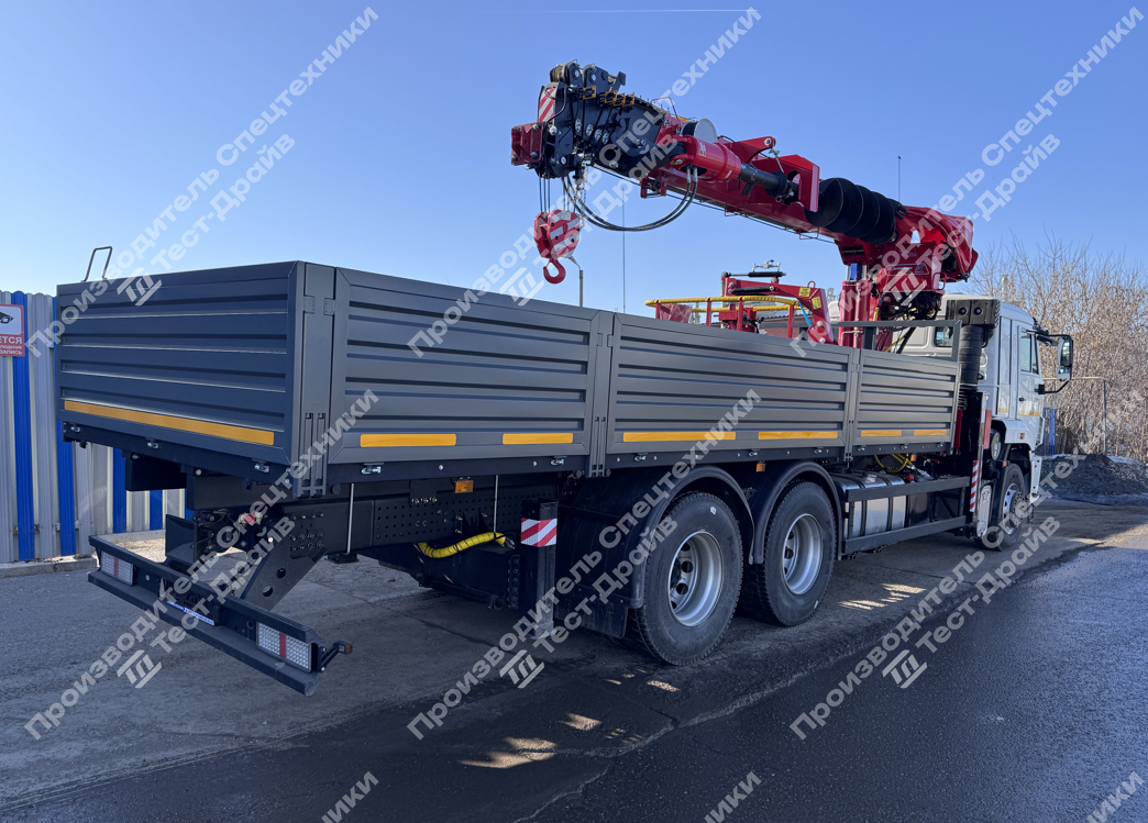 Бортовой КамАЗ 65117 6x4 с КМУ Horyong HRS 216 Фото №9