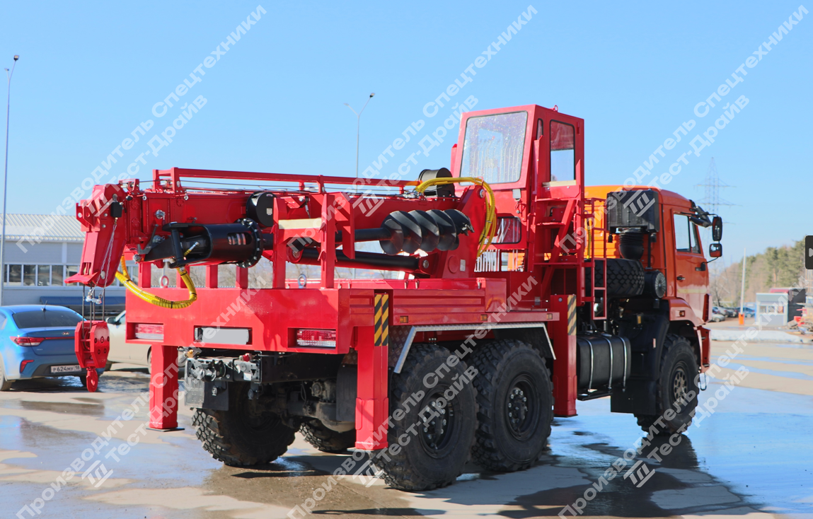 Бурильно-крановая машина КамАЗ-43118 6x6 с БКУ KANGLIM KDC 5600 Фото №14