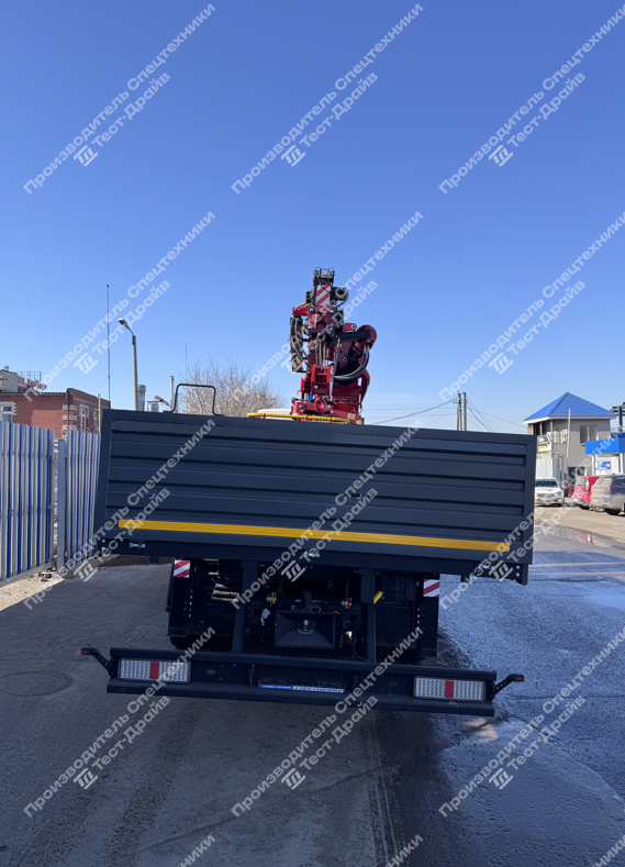 Бортовой КамАЗ 65117 6x4 с КМУ Horyong HRS 216 Фото №10