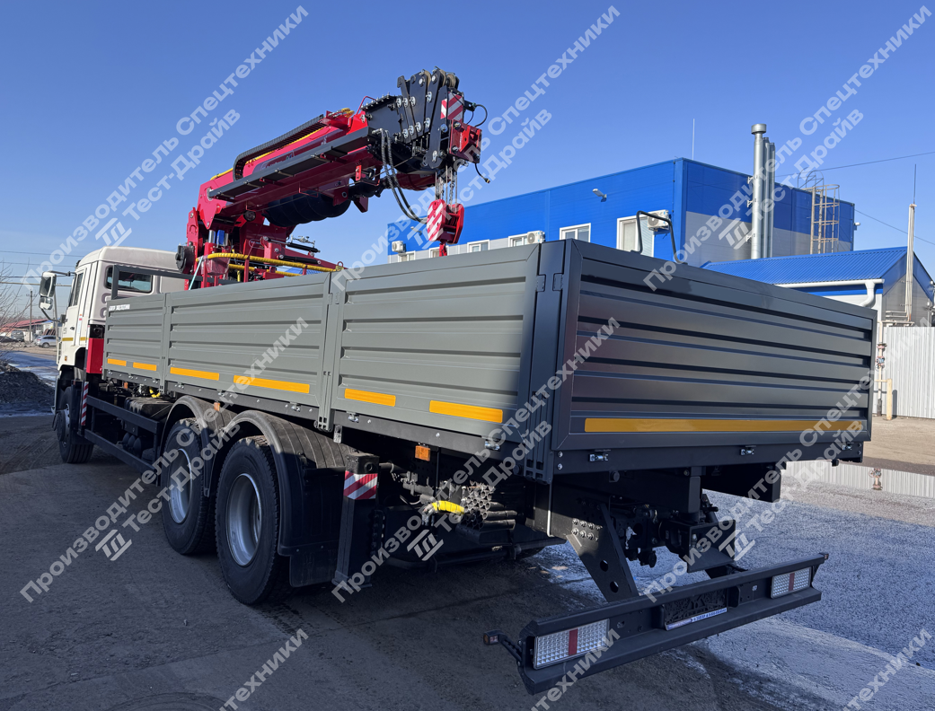 Бортовой КамАЗ 65117 6x4 с КМУ Horyong HRS 216 Фото №11