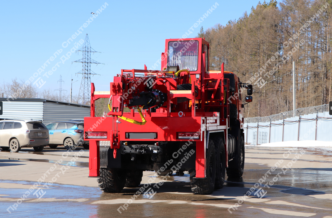 Бурильно-крановая машина КамАЗ-43118 6x6 с БКУ KANGLIM KDC 5600 Фото №16